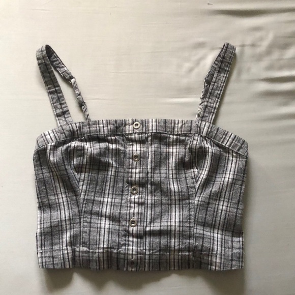 patterned button tank top - Picture 2 of 2